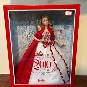 2010 Holiday Barbie in box Vintage